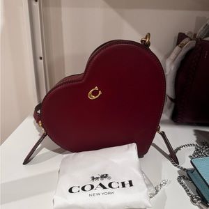 Coach heart bag